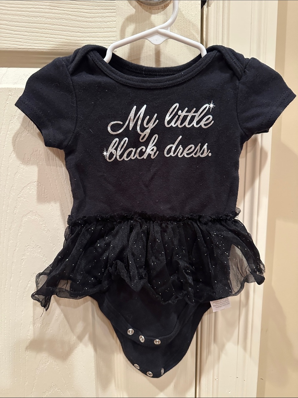 'My little black dress' Tutu Bodysuit